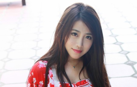 许诺Sabrina长发清纯美女3440x1440高清壁纸极品游戏桌面精选
